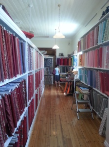 Stunning array of fabric